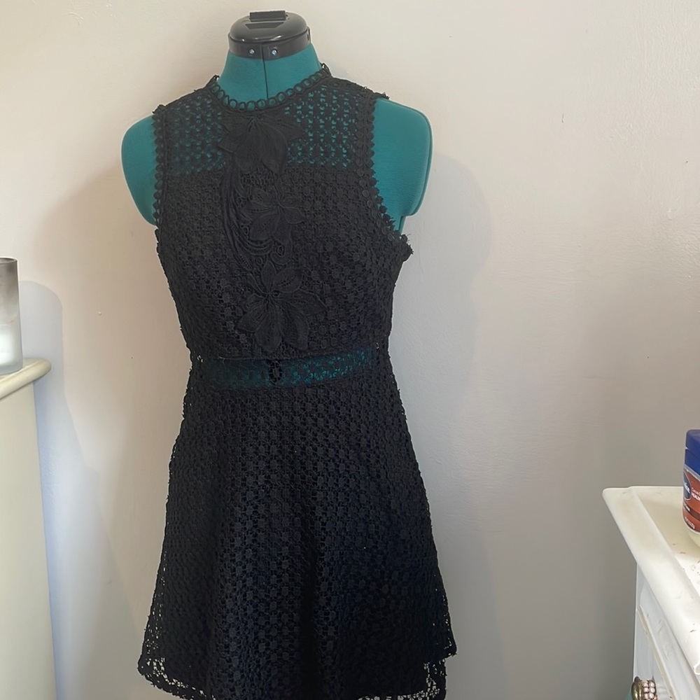 semi formal black dress